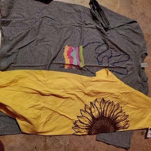 2 shirts large